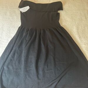 Classic Black Off-Shoulder Dress
